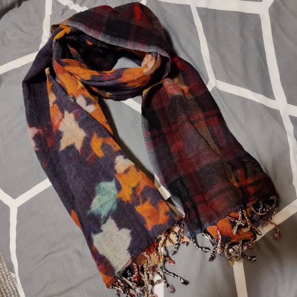 NWT Prana Double Weave Wool Cameo Scarf, unisex, 24" by 71" - Picture 3 of 14